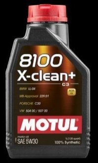 854711 / 106376 MOTUL Масло моторное 100% синтетическое д/авто