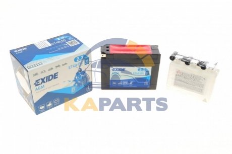 ET4B-BS EXIDE Аккумулятор сухозаряженный AGM 2,3Ah 35A