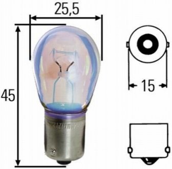 8GA002073271 HELLA Лампа розжарювання P21W 12V 21W BA 15s Long Life