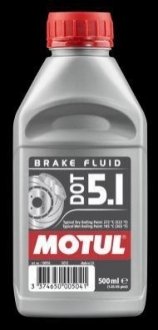 807010 / 100950 MOTUL Гальмівна рідина 100% синтетична