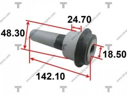 AAMNI1067 TENACITY Сайлентблок важеля nissan tiida 06-