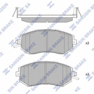 SP1553 Hi-Q (SANGSIN) Тормозные колодки дисковые передние