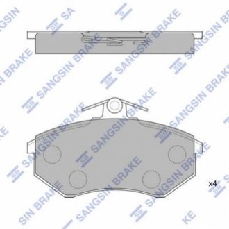 SP1043 Hi-Q (SANGSIN) Колодки гальмові дискові передні