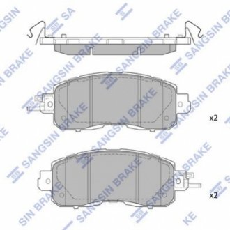 SP1765 Hi-Q (SANGSIN) Колодки дискового гальма