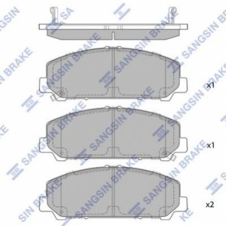 SP1448 Hi-Q (SANGSIN) Колодки гальмові дискові передні