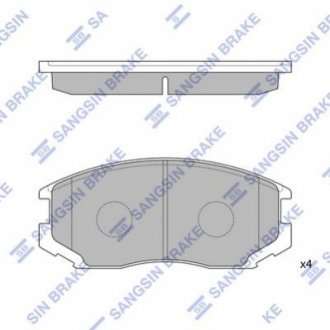 SP1142 Hi-Q (SANGSIN) Тормозные колодки дисковые передние