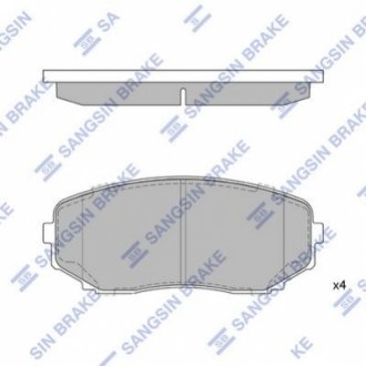 SP1603 Hi-Q (SANGSIN) Колодки гальмівні дискові