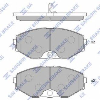 SP1600 Hi-Q (SANGSIN) Тормозные колодки дисковые передние