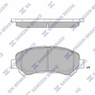 SP1451 Hi-Q (SANGSIN) Тормозные колодки дисковые передние