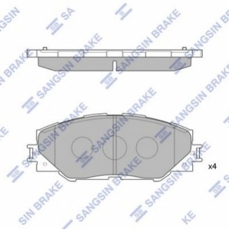 SP2138 Hi-Q (SANGSIN) Колодки гальмівні дискові