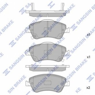 SP1500 Hi-Q (SANGSIN) Колодки дискового гальма