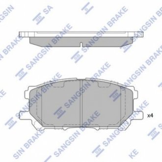 SP1456 Hi-Q (SANGSIN) Тормозные колодки дисковые передние