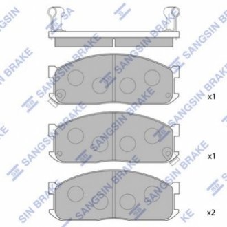 SP1044 Hi-Q (SANGSIN) Тормозные колодки дисковые передние