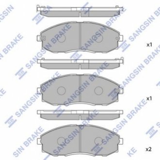 SP1099 Hi-Q (SANGSIN) Колодки гальмівні дискові