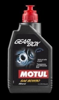 105787 MOTUL Олива трансмісійна мінеральна Motul "Gearbox 80W90", 1л. (100099/105787)