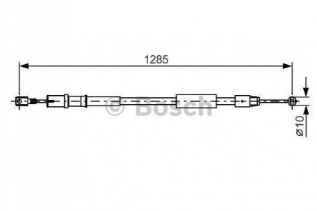 1987482026 BOSCH Гальмівний трос