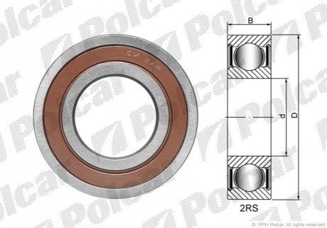 CX305222 Polcar Подшипник компрессора кондиционера