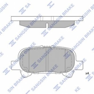 SP1364 Hi-Q (SANGSIN) Колодки дискового гальма