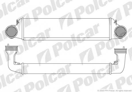 2009J8-2 Polcar Радиаторы воздуха (Интеркулеры)