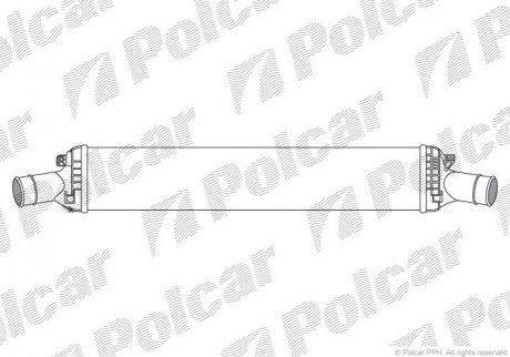 1337J8-2 Polcar Радиаторы воздуха (Интеркулеры)