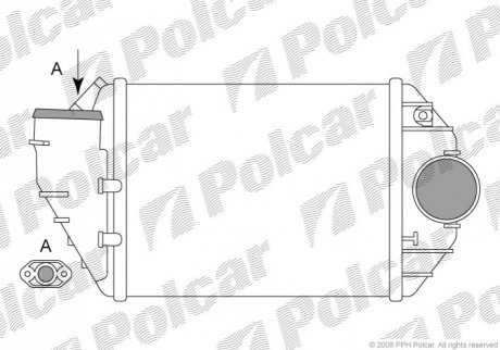 9548J83X Polcar Радиаторы воздуха (Интеркулеры)