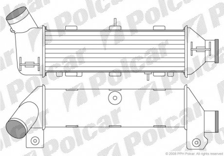 6713J82X Polcar Радиаторы воздуха (Интеркулеры)