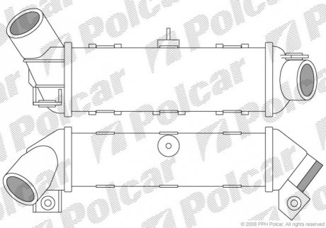 6713J81X Polcar Радиаторы воздуха (Интеркулеры)