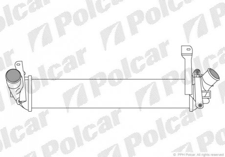 6060J8-2 Polcar Радиаторы воздуха (Интеркулеры)