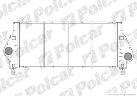 6037J8-1 Polcar Радиаторы воздуха (Интеркулеры)
