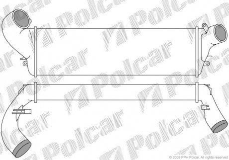 6033J81X Polcar Радиаторы воздуха (Интеркулеры)