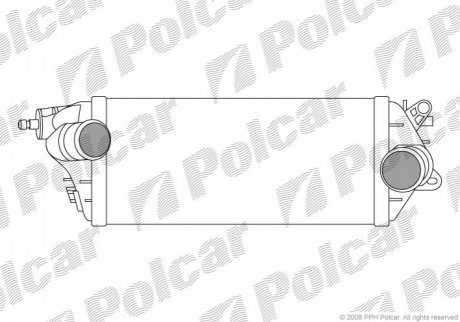 5101J82X Polcar Радиаторы воздуха (Интеркулеры)