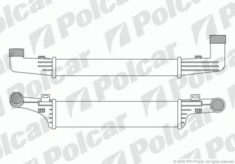 5015J8-4 Polcar Радиаторы воздуха (Интеркулеры)