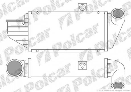 3206J81X Polcar Радиаторы воздуха (Интеркулеры)