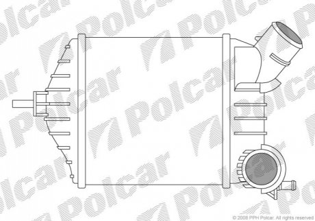 3022J81X Polcar Радиаторы воздуха (Интеркулеры)