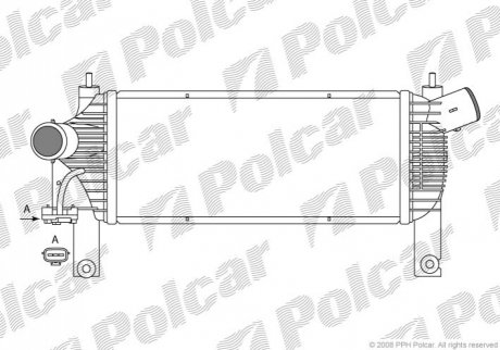 2782J81X Polcar Радиаторы воздуха (Интеркулеры)