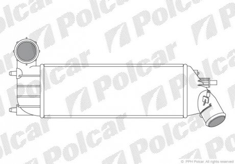 2381J8-1 Polcar Радиаторы воздуха (Интеркулеры)