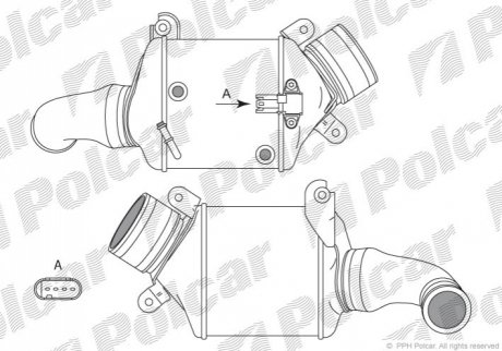 2025J82X Polcar Радиаторы воздуха (Интеркулеры)