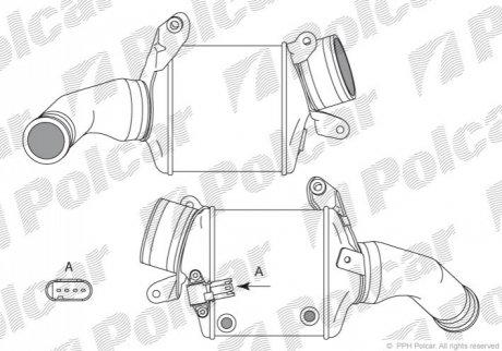 2025J81X Polcar Радиаторы воздуха (Интеркулеры)