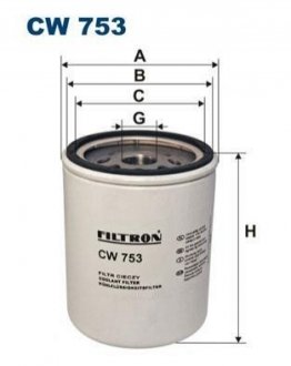 CW753 FILTRON Фильтр для охлаждающей жидкости