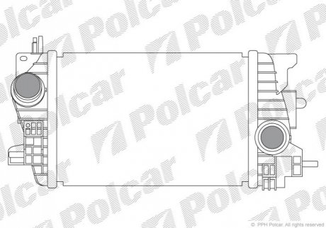 5546J83X Polcar Радиаторы воздуха (Интеркулеры)