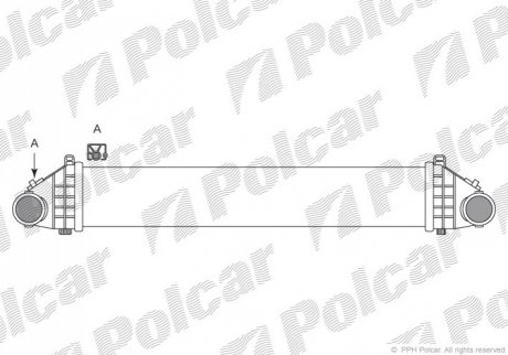 9043J81X Polcar Радиаторы воздуха (Интеркулеры)