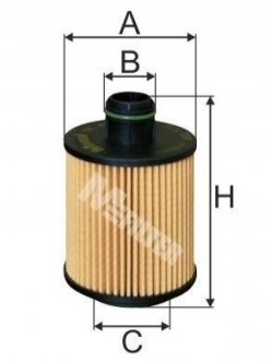 TE4011 M-FILTER Фільтр оливний (фільтр-патрон)