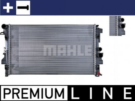 CR 608 000P MAHLE / KNECHT Радіатор охолодження двигуна Vito/Viano W639  (Premium Line! OE)