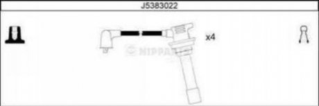 J5383022 NIPPARTS Комплект кабелiв запалювання