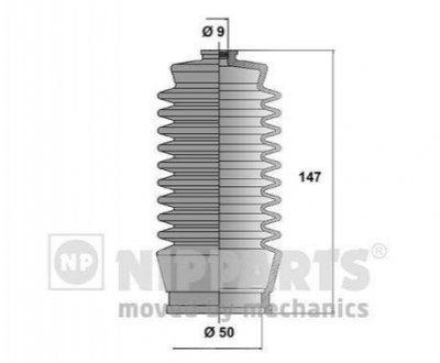 J2852003 NIPPARTS Пильовик рульового механізму