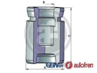 D025333 AUTOFREN Елементи гальмівного супорта