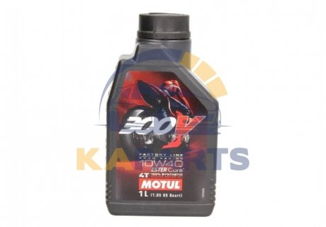 836111 MOTUL Масло MOTUL 4T 300V FL SAE 10W40 1L