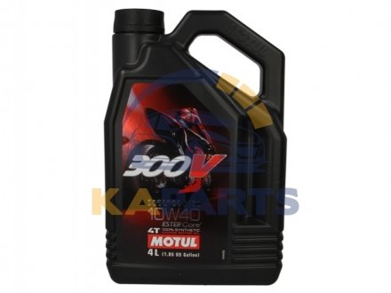 836141 MOTUL Олива MOTUL 4T 300V FL SAE 10W40 4L