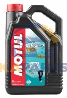 852251 MOTUL Масло MOTUL 4T Outboard Tech 10W40 5 L