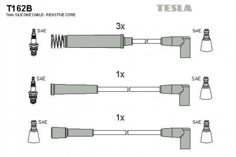 T162B TESLA Дріт високої напруги